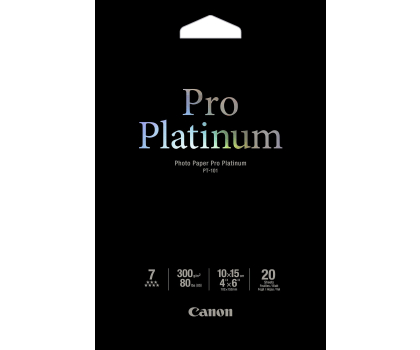 Papier Canon Papier fotograficzny PT-101 (10x15, 300g) 20szt.